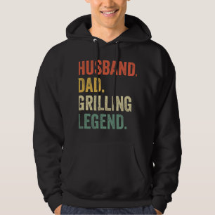 Mannen Grilling BBQ Vader Funny Husband Grill Dad Hoodie