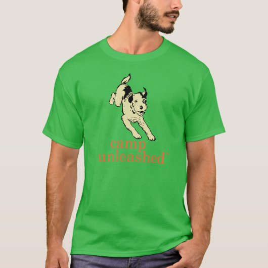 Mannen Groen T-shirt (Voorkant)