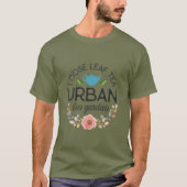 Mannen groene thee Shirt (Voorkant)