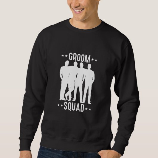 Mannen Groom Squad Groomsmen Groep 2 Trui (Voorkant)