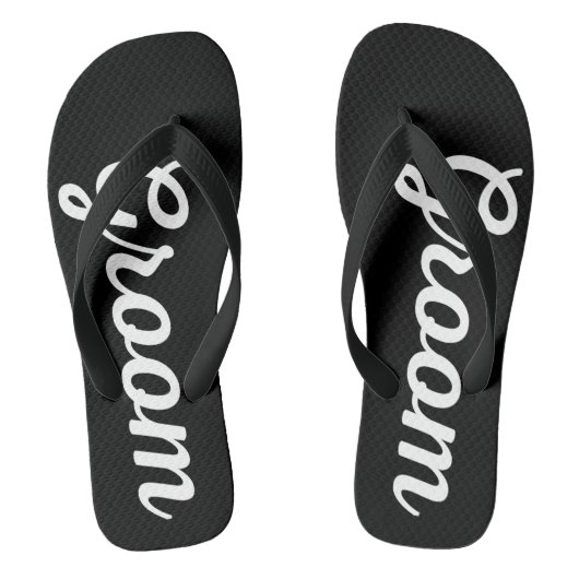 Mannen Groom Thed Wedp Black Teenslippers (Voetbed)