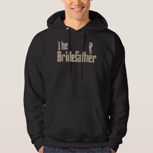 Mannen Groot vaderschap van deze bruine Mannen T-s Hoodie (Voorkant)