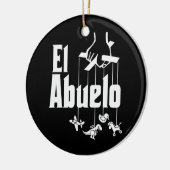 Mannen grootvader El Abuelo Keramisch Ornament (Links)