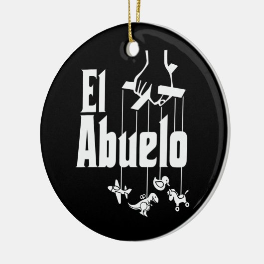 Mannen grootvader El Abuelo Keramisch Ornament (Links)