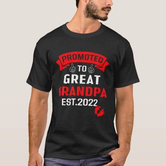 Mannen grootvader Funny promoot Grea T-shirt (Voorkant)