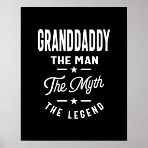 Mannen grootvader het Man de Mam de Legende Poster