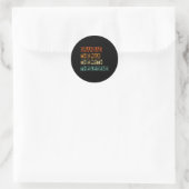 Mannen grootvader Man de Myth Legend Vaderdag Ronde Sticker (Tas)