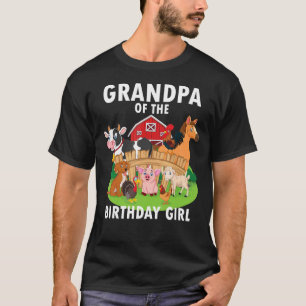 Mannen grootvader van het Boerderij van de vogelgr T-shirt