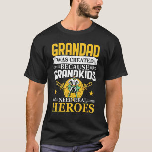Mannen grootvader werd Creëer omdat grootkinderen T-shirt