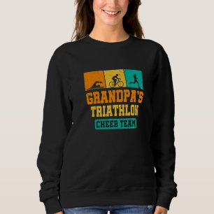 Mannen Grootvaders Triathlon Cheer Team Triathlon Trui