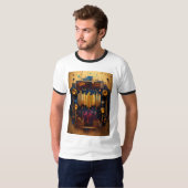 mannen "Groove Master" T-Shirt: Omarm de digitale T-shirt (Voorkant volledig)