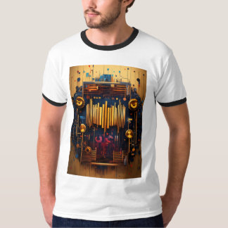 mannen "Groove Master" T-Shirt: Omarm de digitale T-shirt