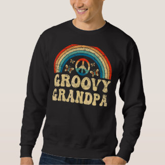 Mannen Groovy Grandpa 70's Aesthetische Nostalgie Trui