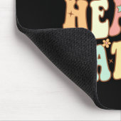 Mannen groovy mentale gezondheid shirt stop de sti muismat (Hoek)