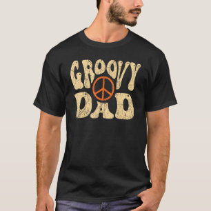 Mannen Groovy Pap 70s Aesthetische Nostalgie 1970  T-shirt