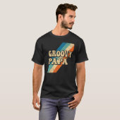 Mannen Groovy Papa 70's Aesthetische Nostalgie 197 T-shirt (Voorkant volledig)