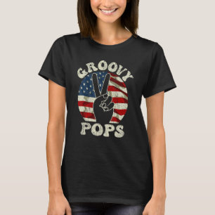 Mannen Groovy Poppen 70s Aesthetische Nostalgie 19 T-shirt