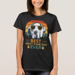 Mannen Grote Deen Dog Beste Grote Deen Papa T-shirt