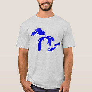 Mannen Grote Meren — logo T-shirt