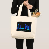 Mannen Grote Tote Bag (Voorkant (product))