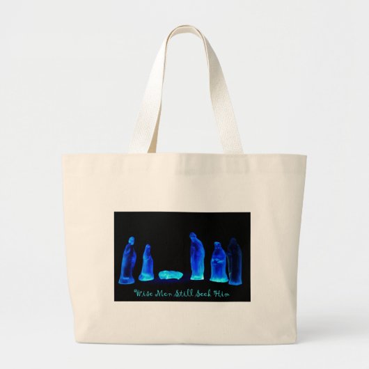 Mannen Grote Tote Bag (Voorkant)