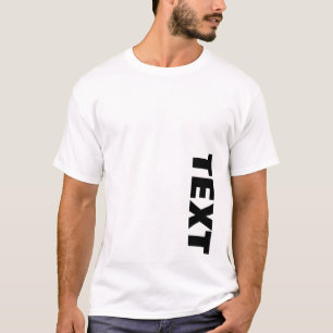 Mannen grote vet lettertype tekst Sjabloon ontwerp T-shirt