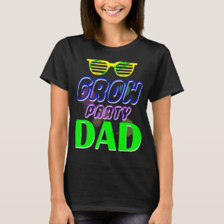 Mannen Grow Party Papa Verjaardagssquad Vader BDA T-shirt