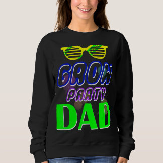 Mannen Grow Party Papa Verjaardagssquad Vader BDA Trui