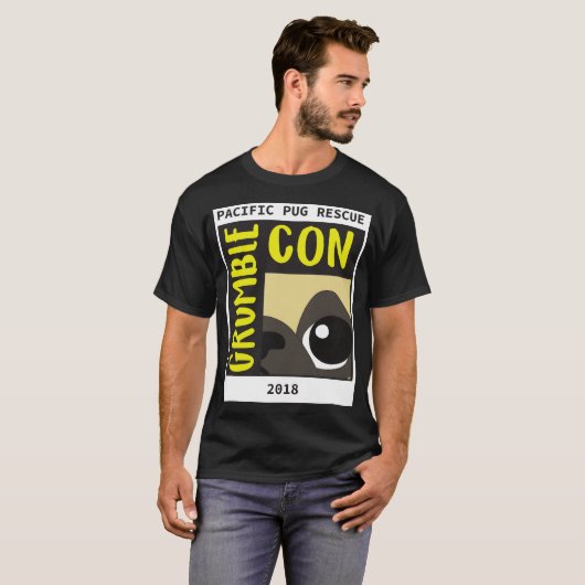 Mannen Grumblecon T-shirt (Voorkant volledig)