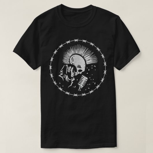Mannen GRUNGE Punk Rock Music Shirt (Design voorkant)