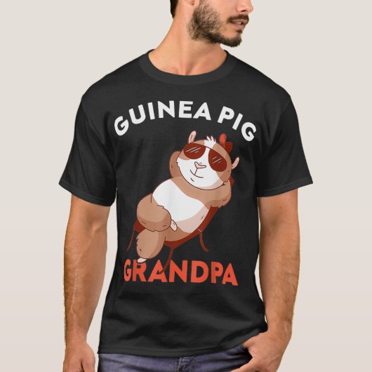 Mannen Guinee Pig Opa voor Mannen T-shirt (Voorkant)