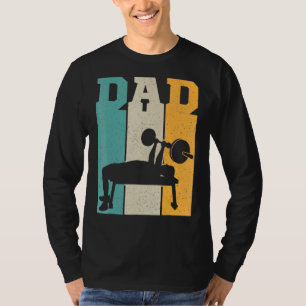 Mannen gym Pa Bod Papa Gewicht Lifting Power Lifti T-shirt