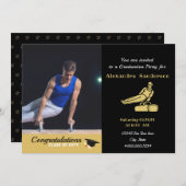 Mannen Gymnast Moderne Foto afstuderen klasse 2022 Kaart (Voorkant / Achterkant)