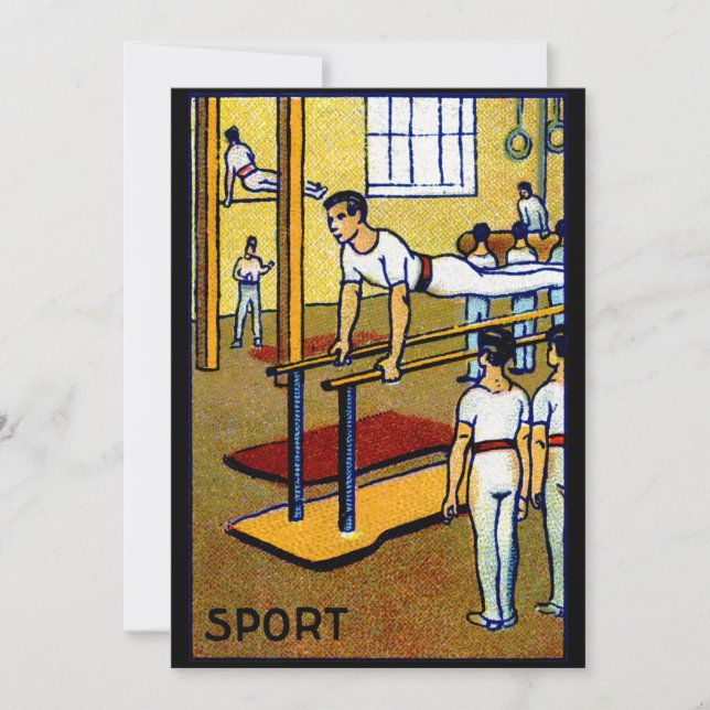 mannen Gymnastiek 1910 (Voorkant)