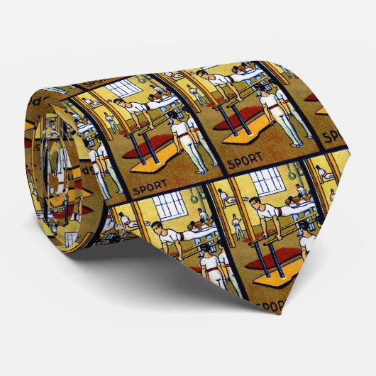 mannen Gymnastiek 1910 Stropdas (Opgerold)