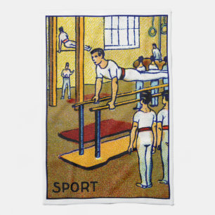 mannen Gymnastiek 1910 Theedoek