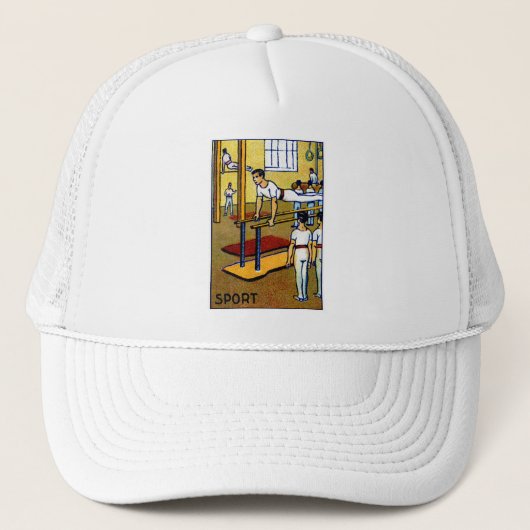 mannen Gymnastiek 1910 Trucker Pet (Voorkant)