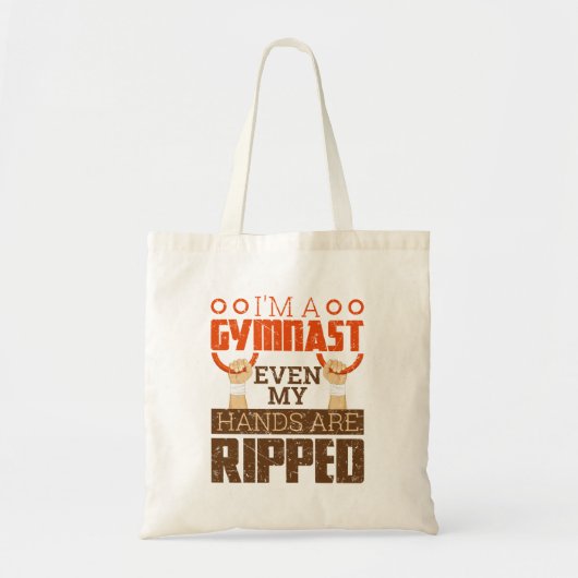 Mannen Gymnastiek Jongen Gymnast Hands Ripped Ring Tote Bag (Voorkant)