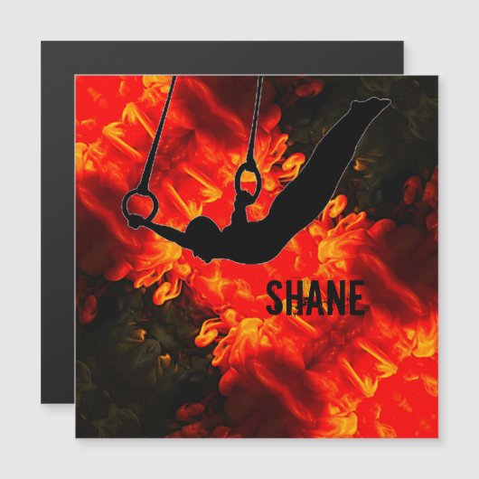 Mannen Gymnastiek - Lava Destructief (Voorkant / Achterkant)