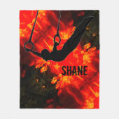 Mannen-gymnastiek - Lava Destructive Fleece Blanke (Voorkant)