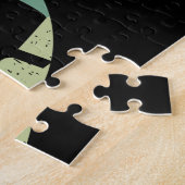 Mannen gymnastiek Mannelijk op Pommel Horse Sunset Legpuzzel (Zijkant)