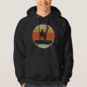 Mannen gymnastiek Mannelijke gymnast bij zonsonder Hoodie