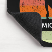 Mannen gymnastiek Mannelijke Gymnast Sunset Monogr Muismat (Hoek)