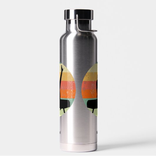 Mannen gymnastiek Mannelijke Gymnast Zonnezonsonde Waterfles (Links)