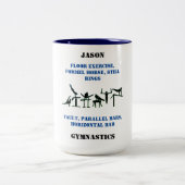 Mannen Gymnastiek Mok (Center)