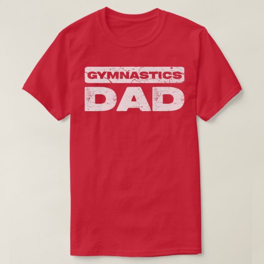 Mannen Gymnastiek Pap Vaderdag T-shirt (Design voorkant)