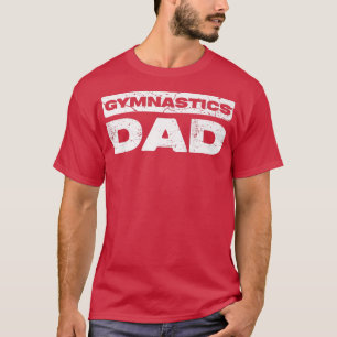 Mannen Gymnastiek Pap Vaderdag T-shirt