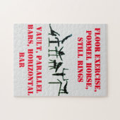 Mannen Gymnastiek Puzzel voor Jongens! Legpuzzel (Horizontaal)