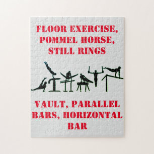 Mannen Gymnastiek Puzzel voor Jongens! Legpuzzel