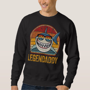 Mannen haaienretro Legendaddy Pap papa 1 Trui